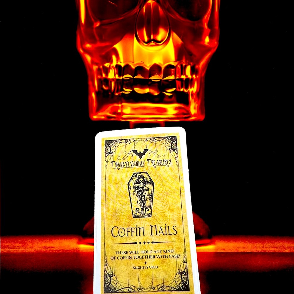 Coffin Nails Witchy Sorceress Supreme Potion B0ttle Label Sticker Spells Occult
